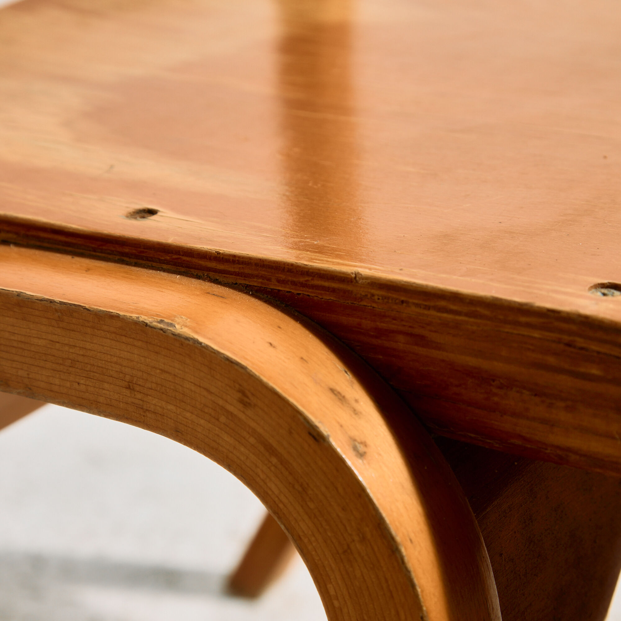 Stackable beech chair