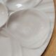 6 oyster plates in Pillivuyt porcelain