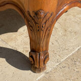 Louis XV Style Walnut Display Cabinet
