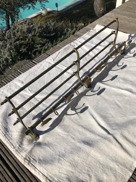 Porte manteaux chapeaux laiton