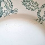 Mismatched antique ironstone earthenware plates