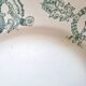 Mismatched antique ironstone earthenware plates