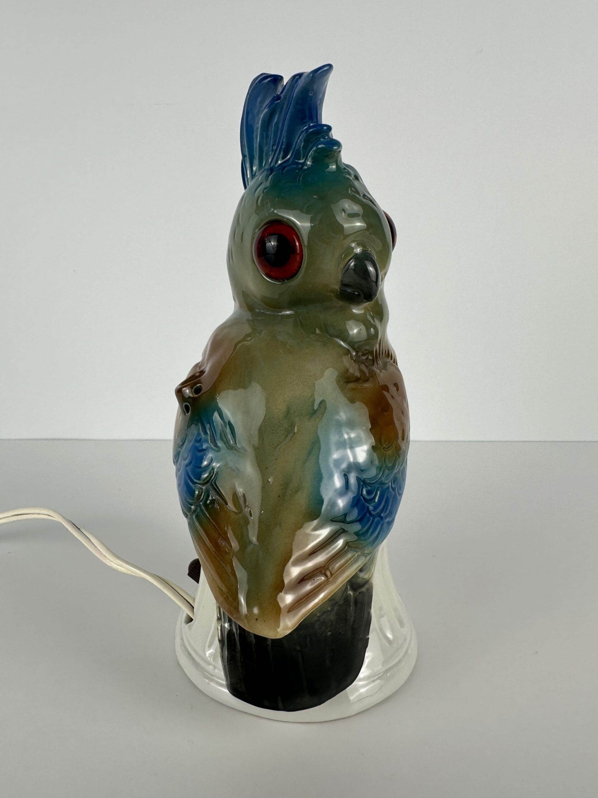 Art deco (perfume) lamp – parrot
