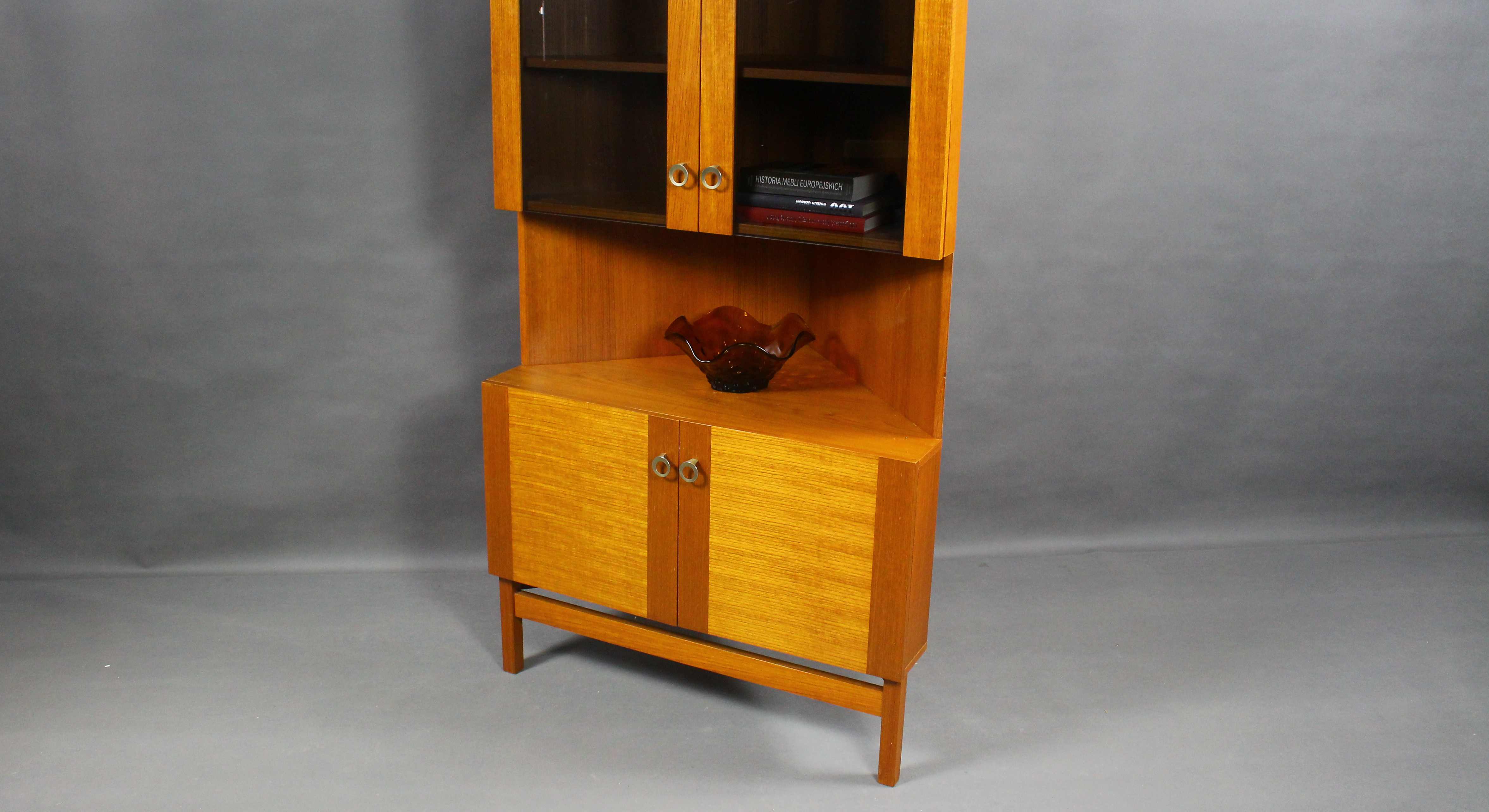 Vintage corner cabinet  in teak by P.Rimme's, 1960