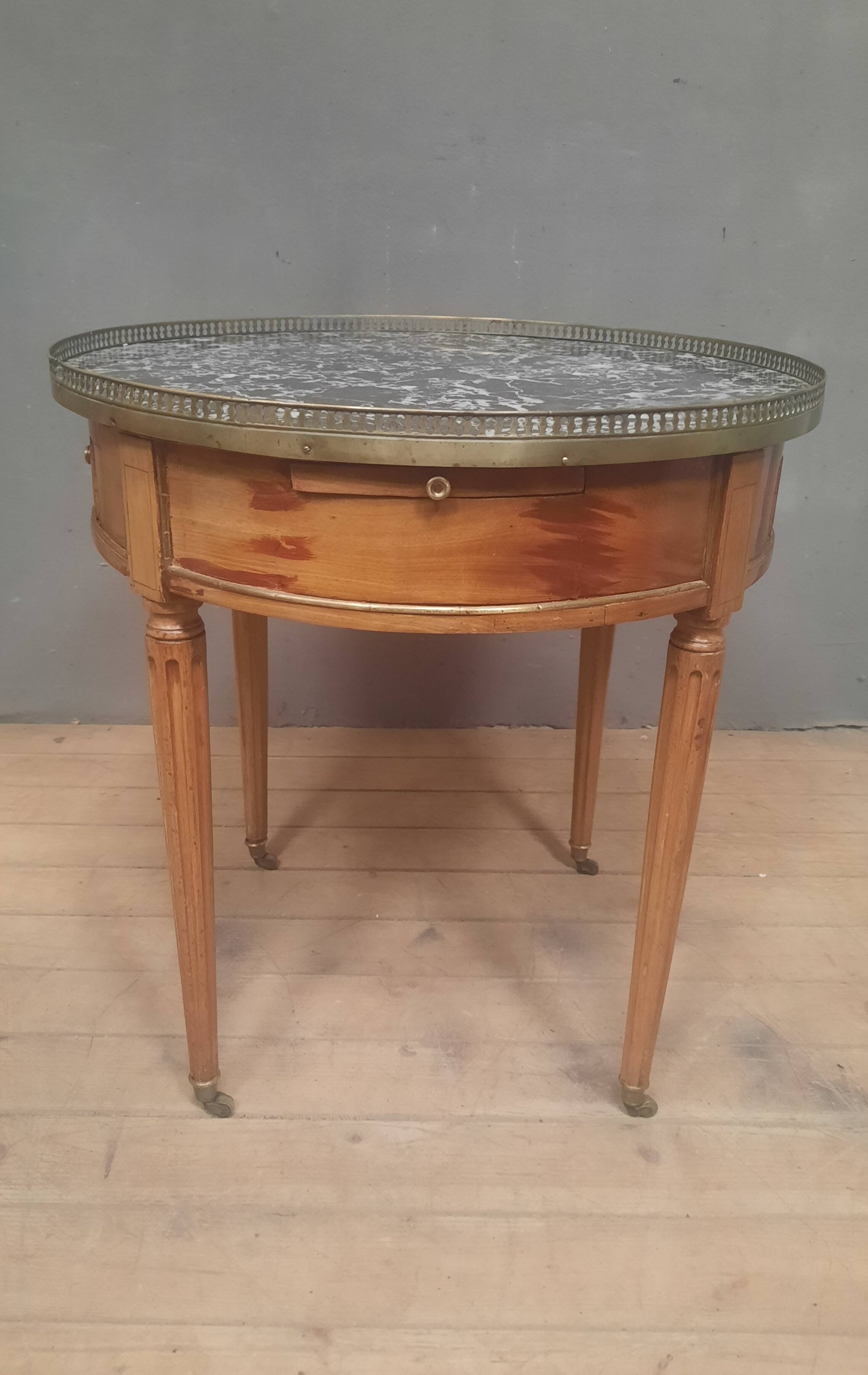 "Louis XVI style 'bouillotte' table"