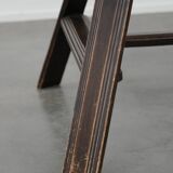 Dutch dining table/folding table from the 20th century 105cm diameter