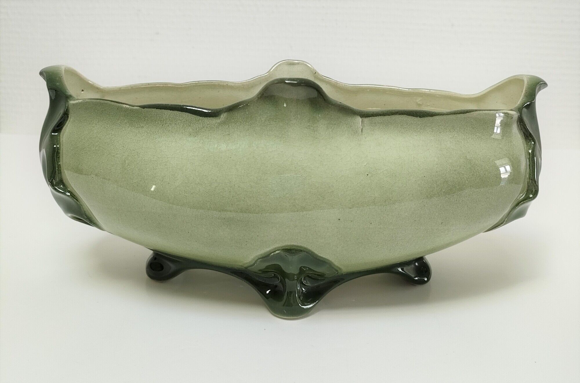 Art Nouveau gardener Keller and Guérin Earthenware St Clément decorated with flowers