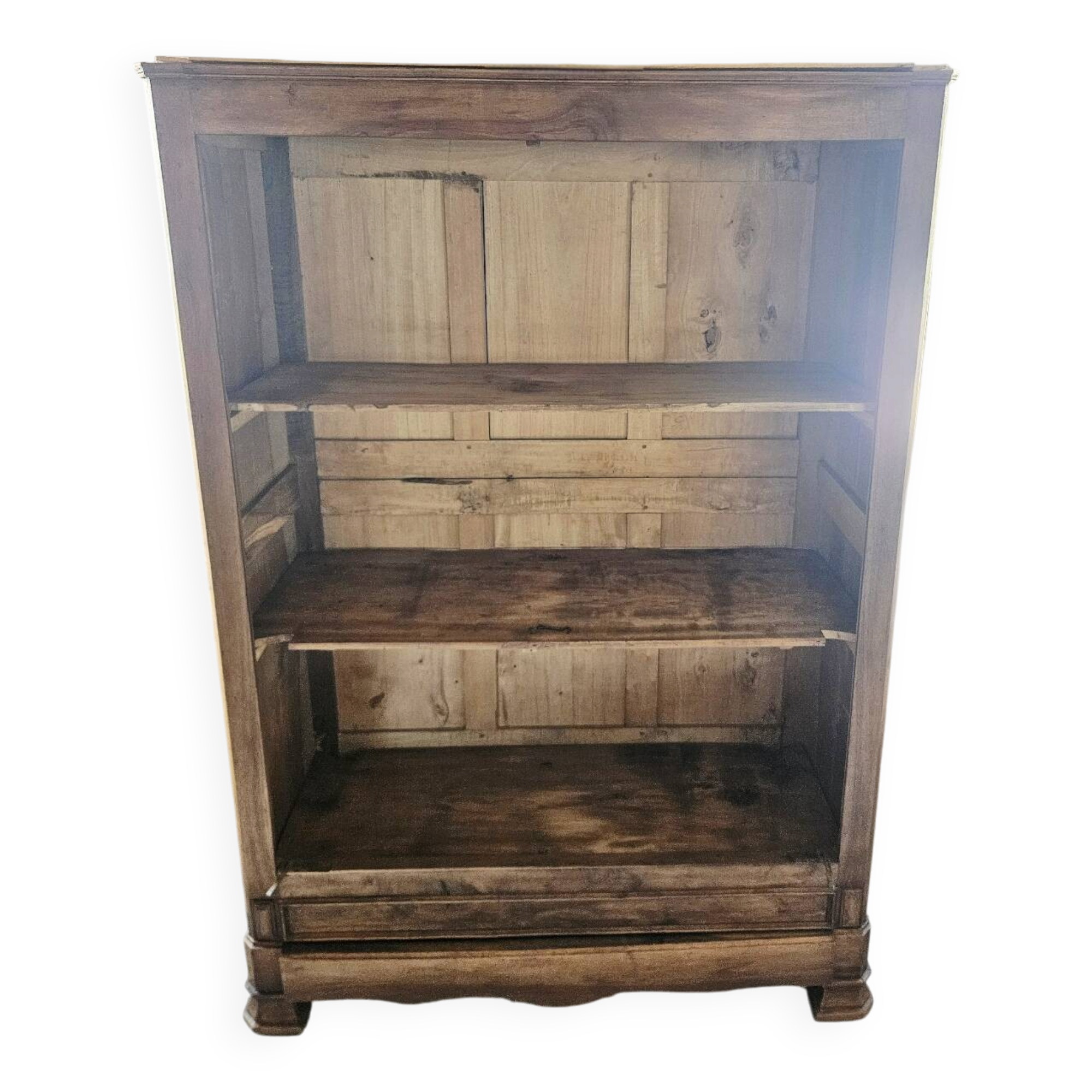 Large antique wooden kitchen furniture – bookshelf / crockery cabinet