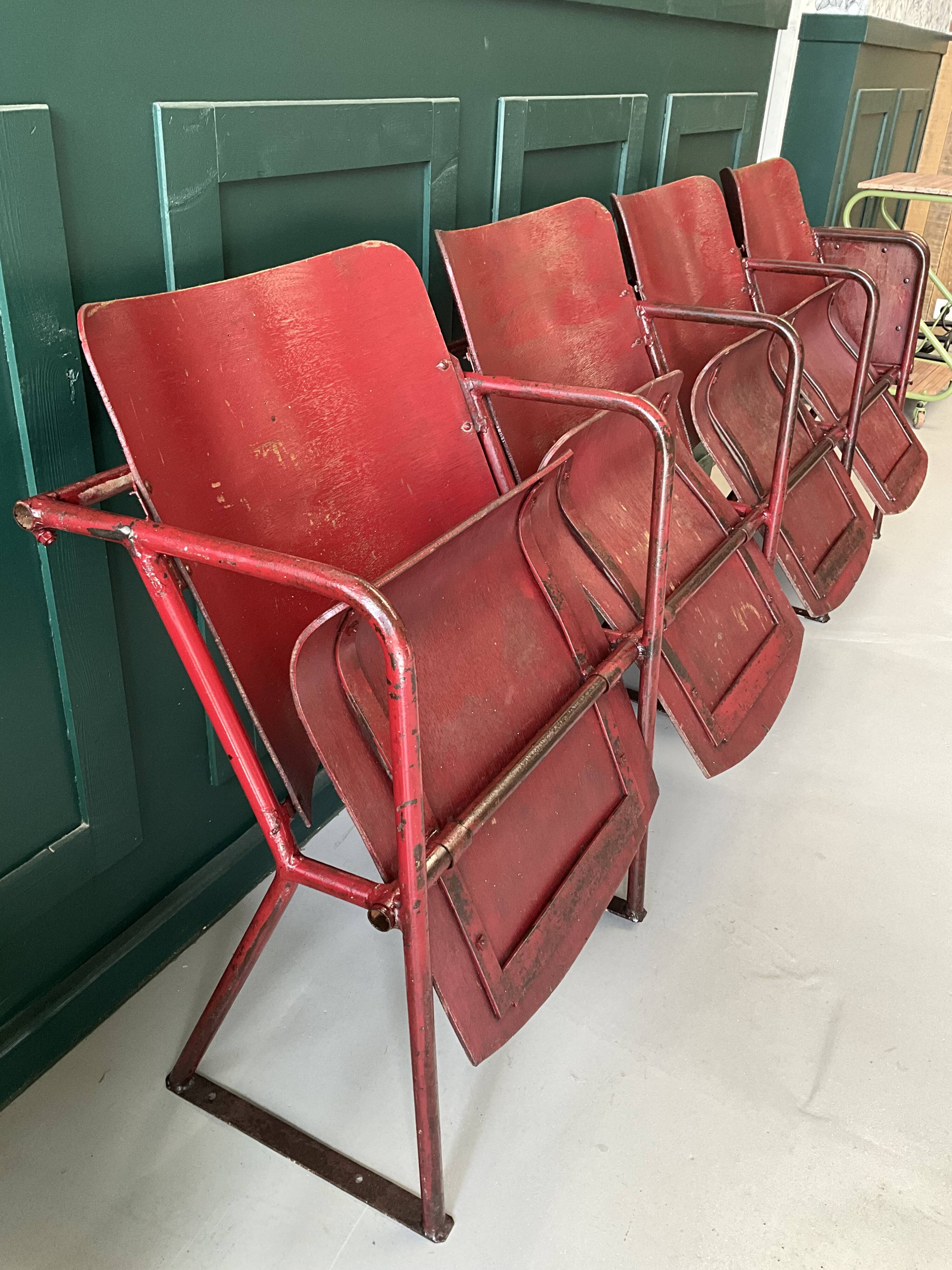 Old cinema seat