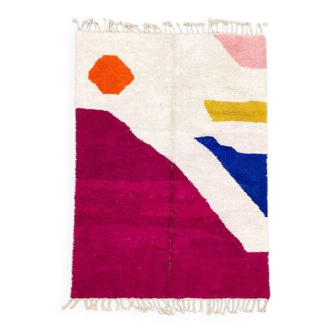 Tapis bérbere boujaad fait main traditionnelle 250cmx150cm