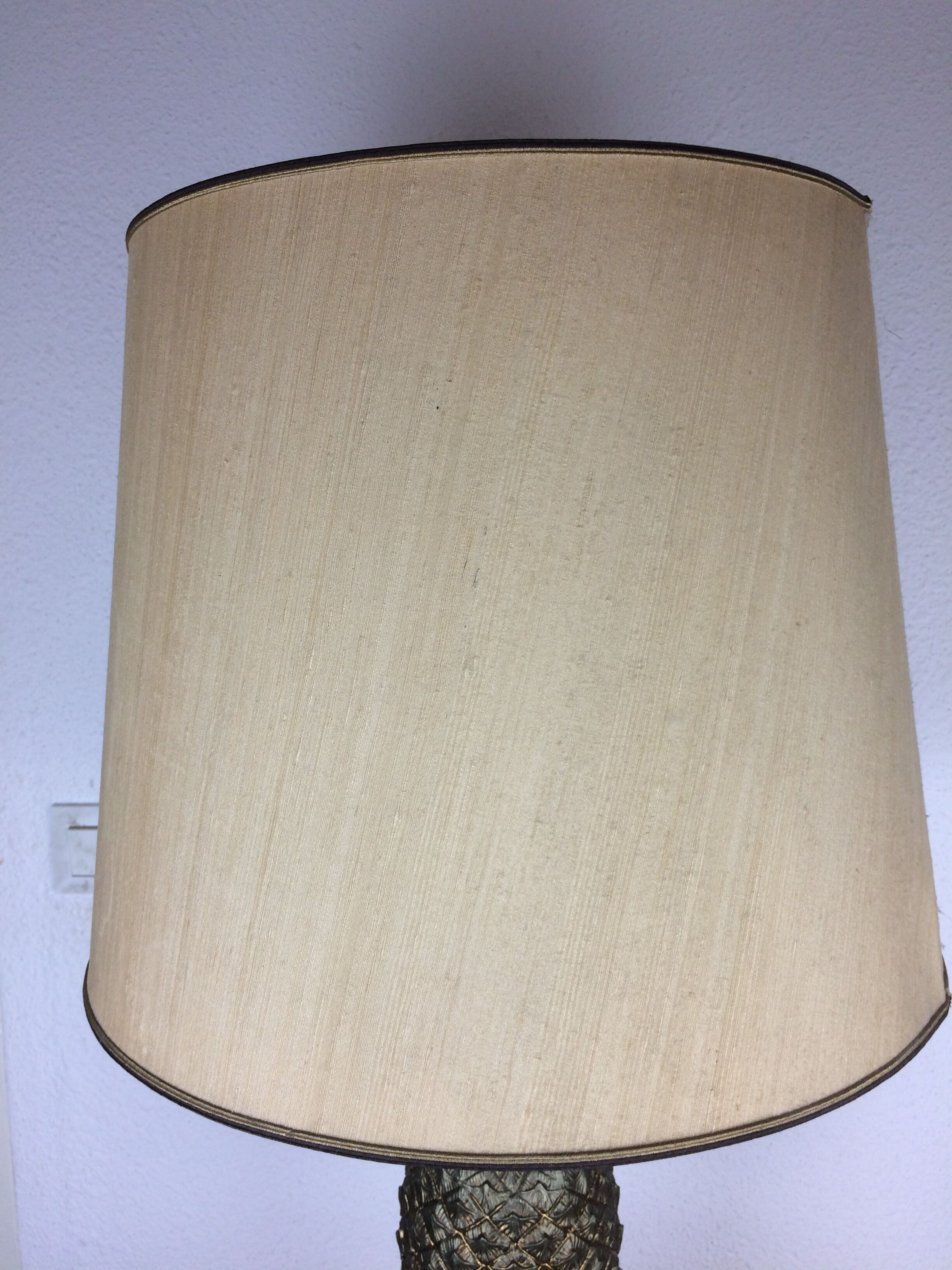 Golden pineapple lamp house Le Dauphin 70s