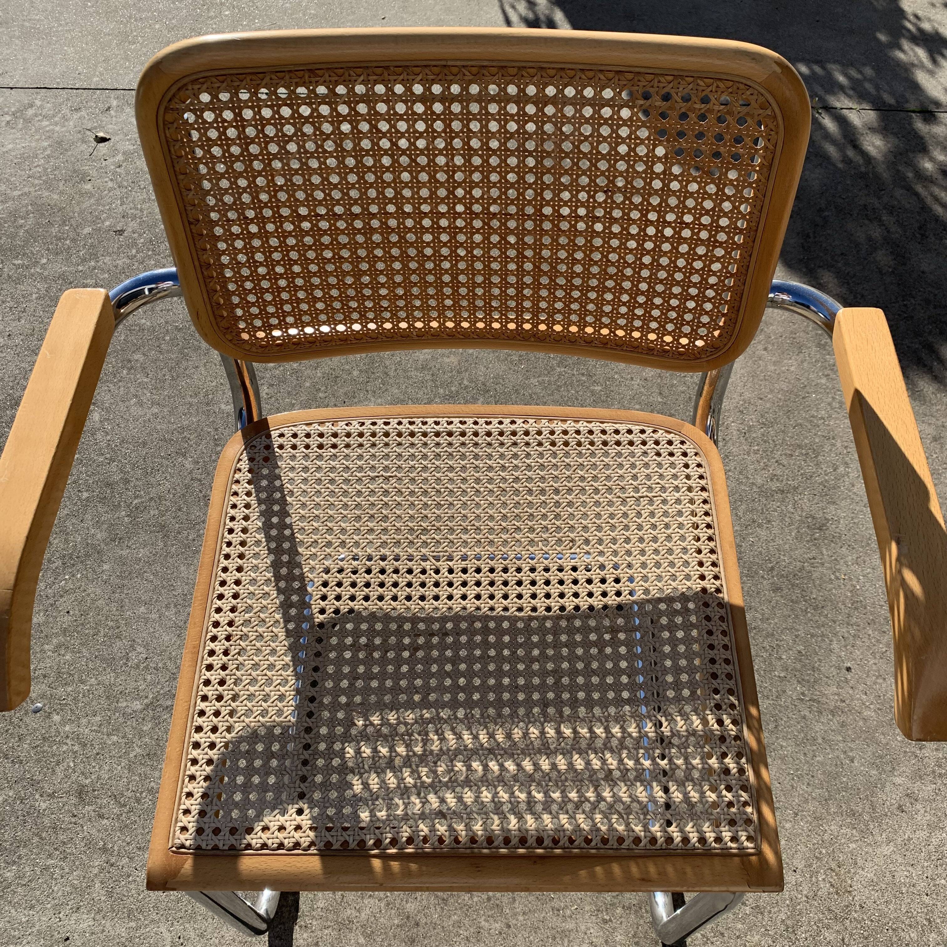Série de 6 fauteuils B64 de Marcel Breuer