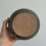 Stoneware planter, handmade, rustic design.
