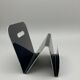 Vintage corrugated black thermoformed plastic magazine rack – 1970s