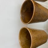 Set of 4 sandstone cups