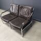 Leather sofa by Preben Fabricius and Jorgen Kastholm for Walter Knoll, 1960