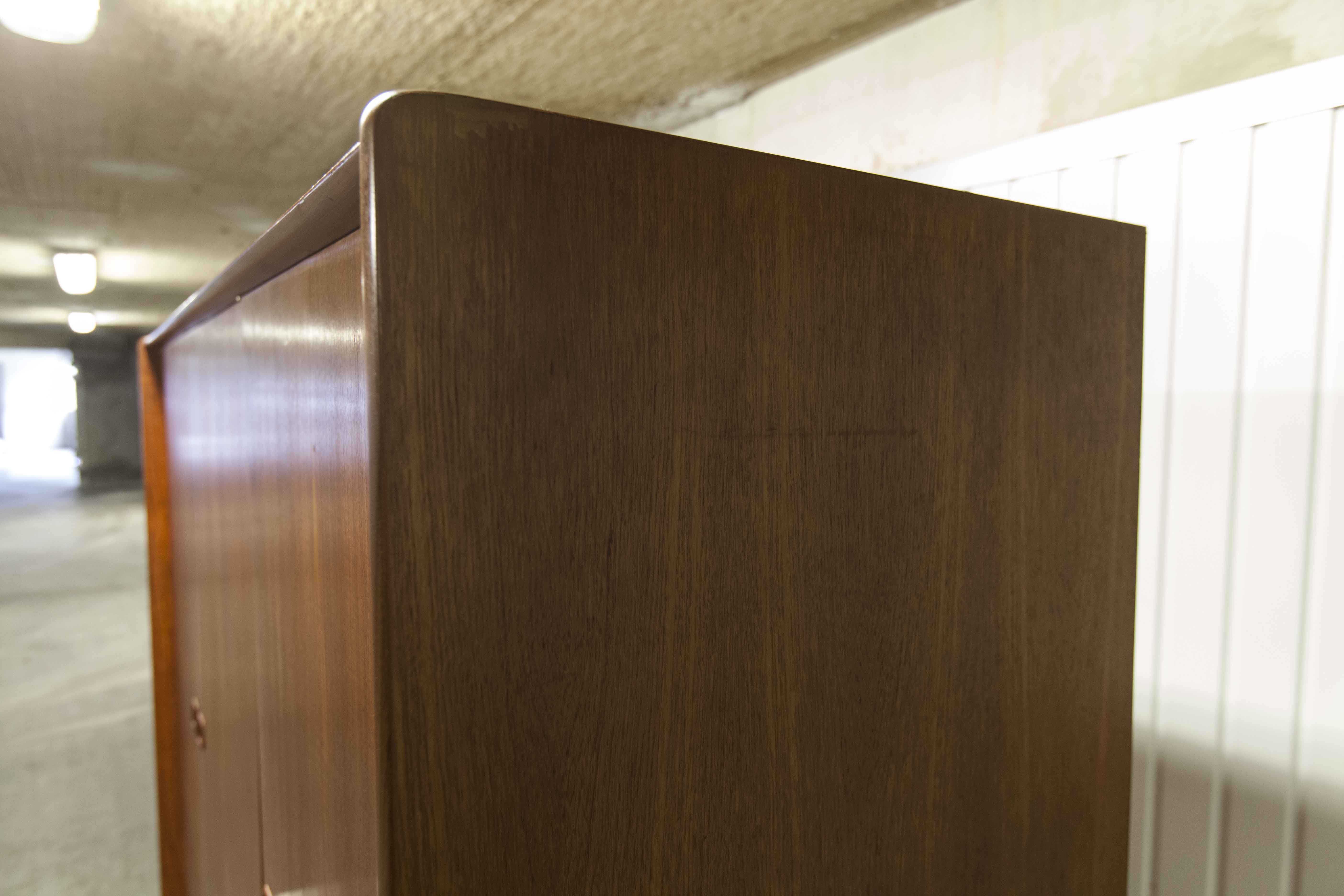 Scandinavian wardrobe 1960 Simat teak