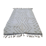 Handmade wool Berber rug 250x150 cm