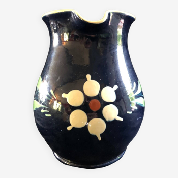 Traditional Alsatian ceramic pitcher