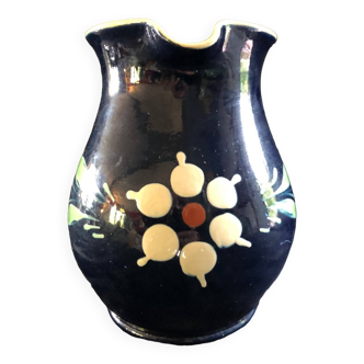 Traditional Alsatian ceramic pitcher