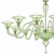 Chandelier en verre de Murano Rigadin par Simoeng pour Simoeng