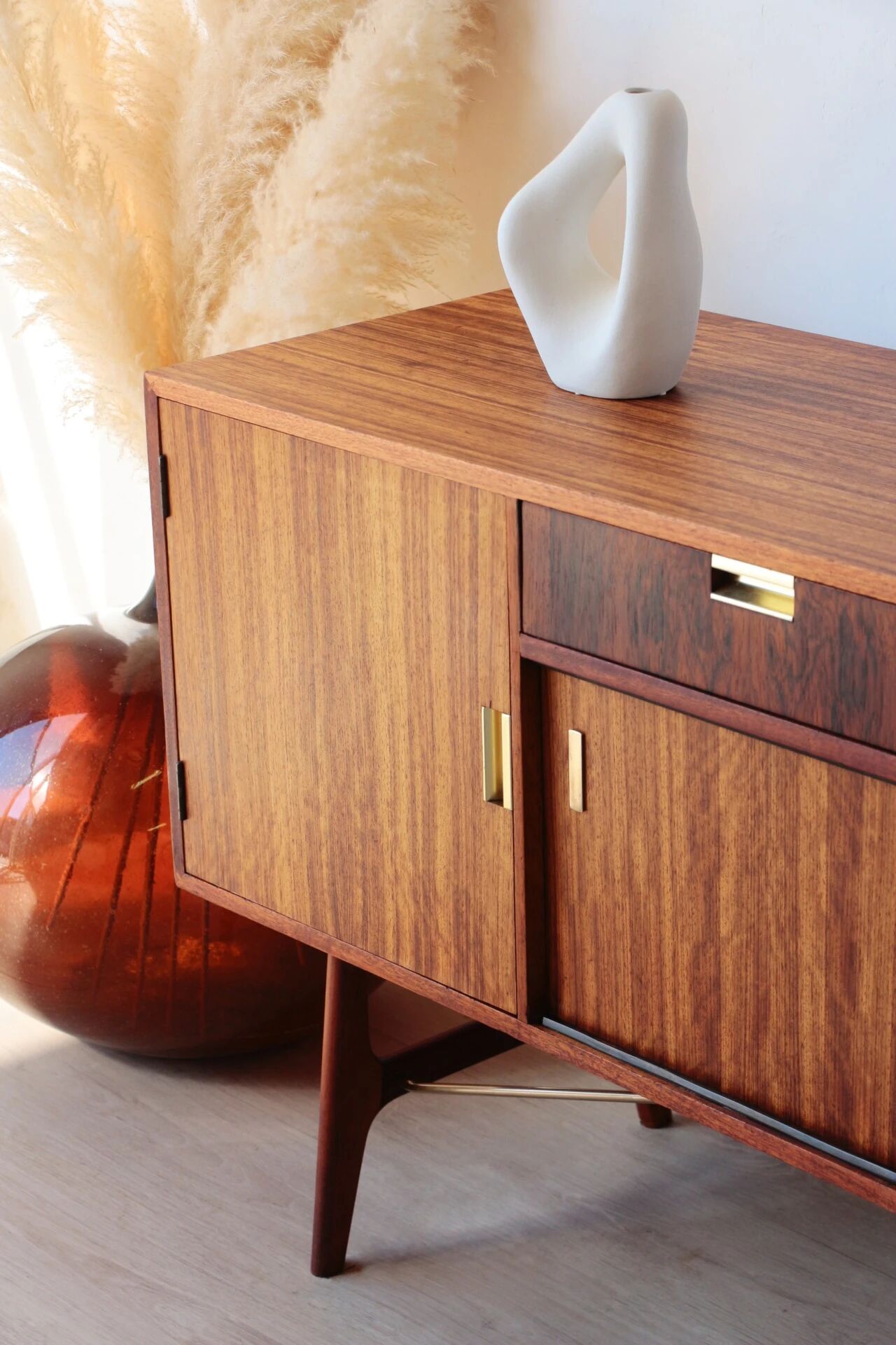 Buffet Herbert E Gibbs | Enfilade vintage mid-century