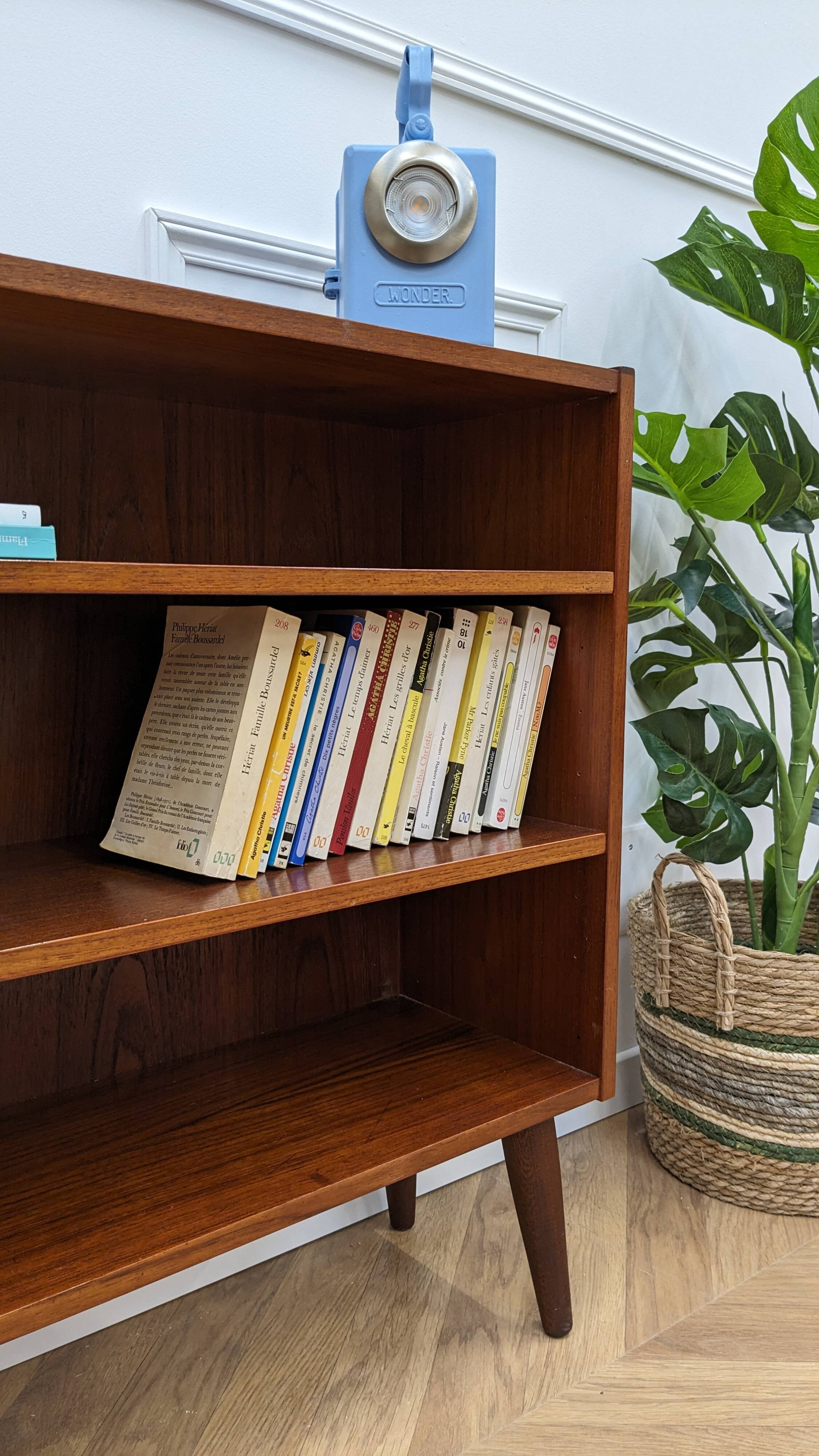 Danish teak bookcase