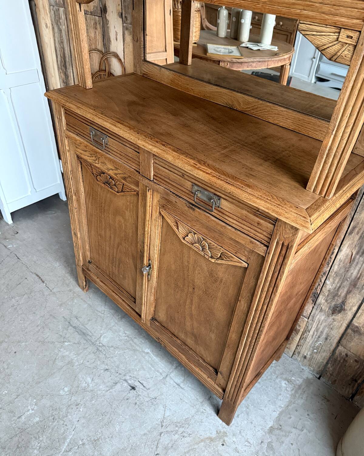 Art Deco oak sideboard (restored)