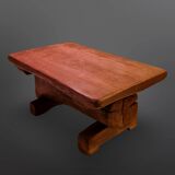 Small brutalist wabi sabi coffee table, Netherlands 1960s