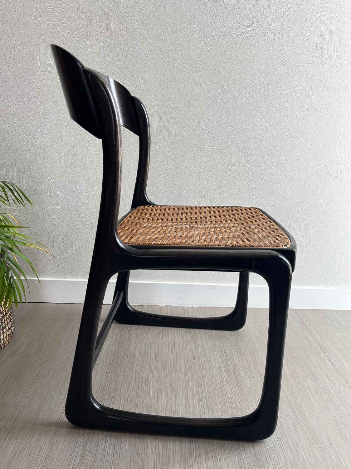 Chaise traîneau Baumann vintage