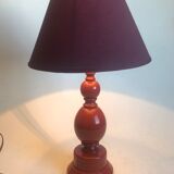Toured wooden lamp