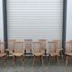 10 bistro chairs troquet "menuet" baumann 1970