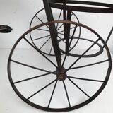 Old wood wrought iron tricycle bike