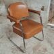 Vintage chair office chair armchair mocha brown