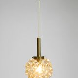 Original glass bubble pendant lamp from the 1960s | Manufactured by Limburg