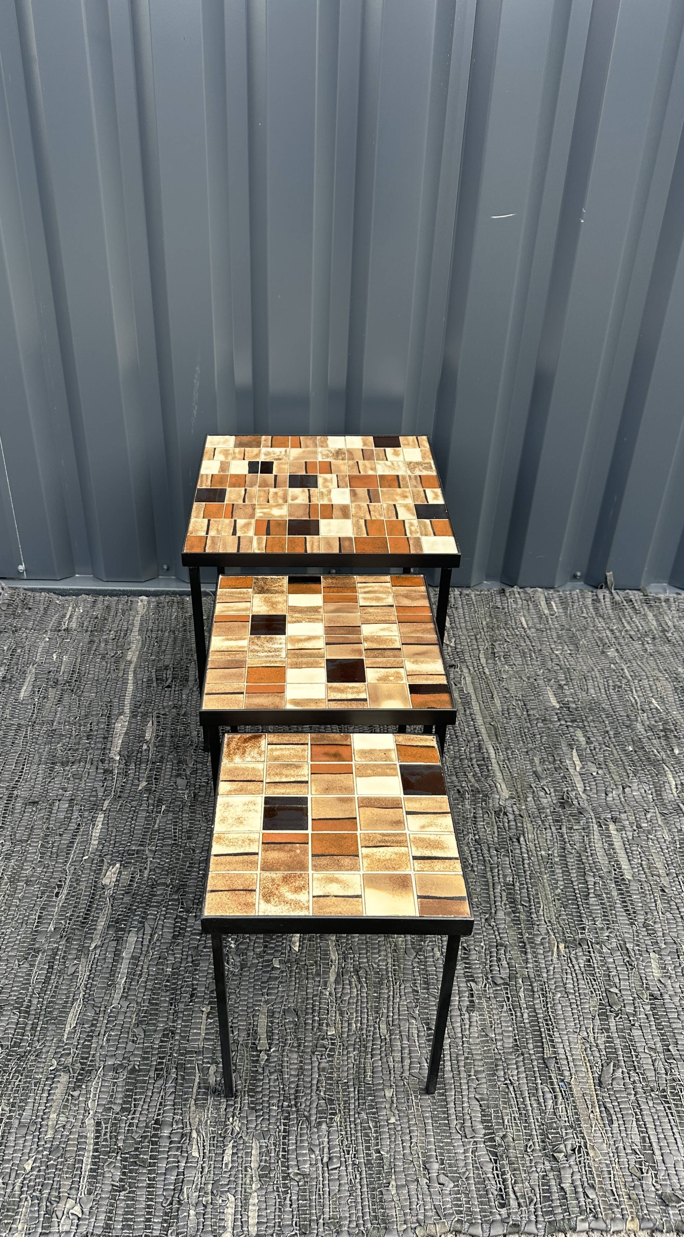 Mado jolain trio de tables basses