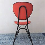 Vintage 195s eiffel foot chair