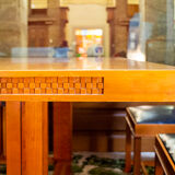 Table 615 Husser by Frank Lloyd Wright for Cassina, Italy 1992