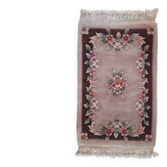 Chinese Rug 91 x 61 cm Handmade Vintage (1986) -