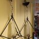 Pair of chandeliers Lunel design pendant lamps 1950s