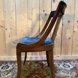 Set of 4 "Gondole" chairs in Empire style made of mahogany.