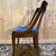 Set of 4 "Gondole" chairs in Empire style made of mahogany.