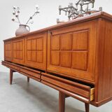 Midcentury Scandinavian sideboard vintage credenza 1960s