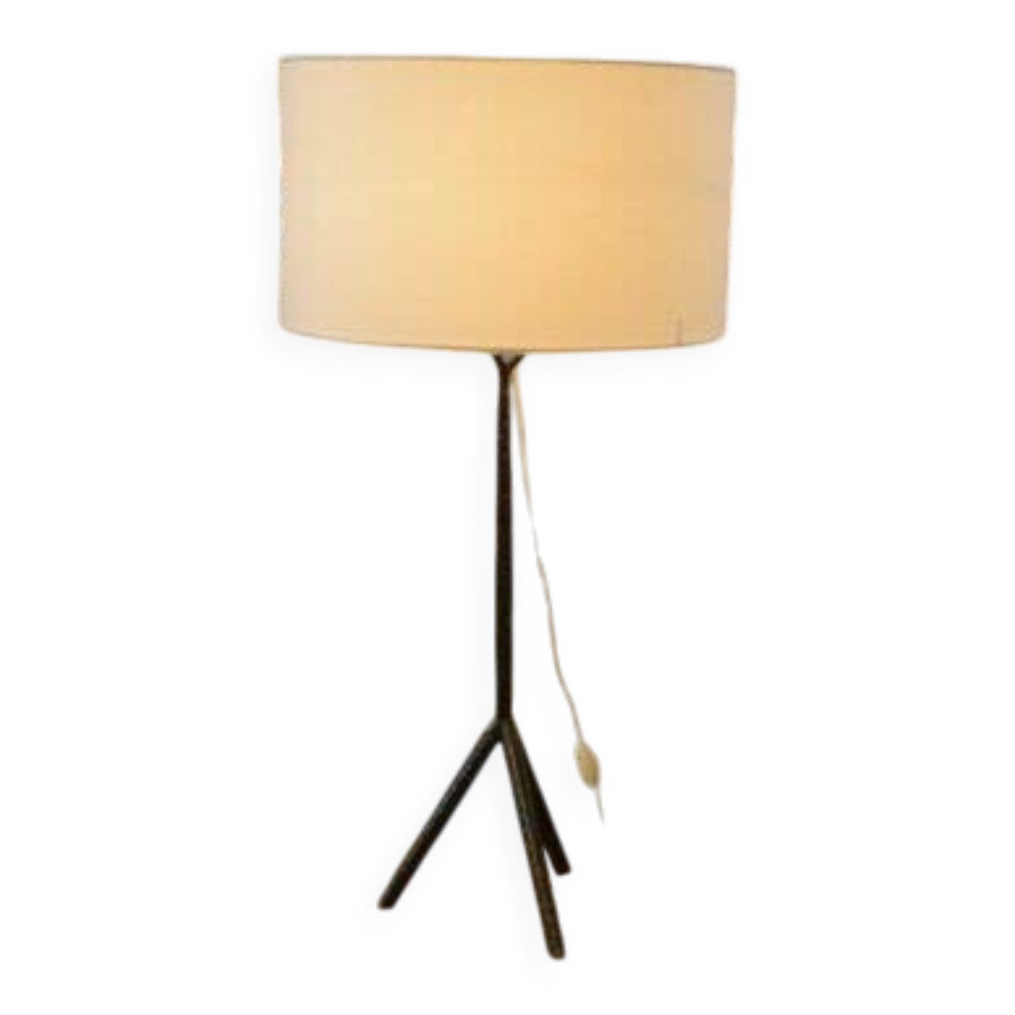 Large wrought iron lamp