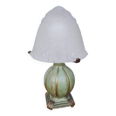 Bronze Art Nouveau lamp signed by Albert Marionnet (1852-1910)