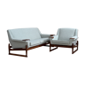 Johannes andersen sofa set for ab trensums fåtöljfabrik, scandinavian