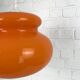 Vintage Space Age Orange Glass Pendant Light