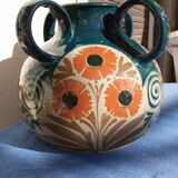 Elchinger ceramic vase with 4 handles