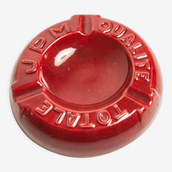 Red ceramic ashtray JPM