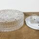 Vintage Glass Wall or Ceiling Light, 1970s